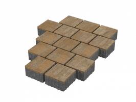  Тротуарная плитка Stellard Квадрат 150x150x80 мм Голден: внешний вид